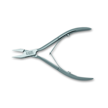 Cęgi do paznokci wrastających długość 13cm nierdzewne podwójna sprężyna  